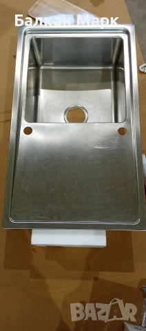 Кухненска мивка Respecta Chicago – неръждаема стомана, неръждавейка + аксесоари , снимка 2 - Мивки - 52847357