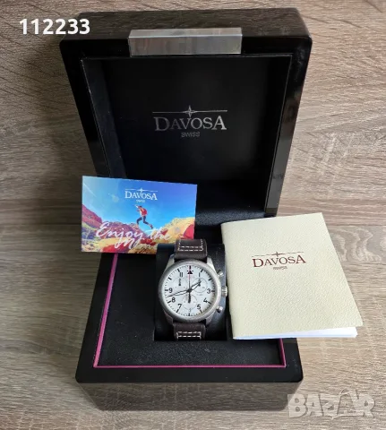 БАРТЕР DAVOSA Aviator FLY BACK Chronograph, снимка 7 - Декорация за дома - 43893900