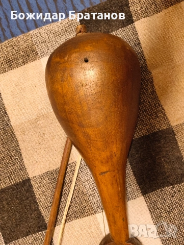 дървена гъдулка има и лък, снимка 5 - Антикварни и старинни предмети - 53168180
