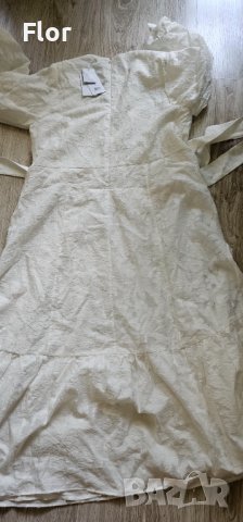 Разкошна бяла рокля на Ivy&Oak , снимка 3 - Рокли - 41632927