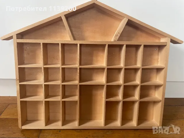 3бр френски винтидж етажерки от дърво за миниатюри, снимка 11 - Декорация за дома - 48160016