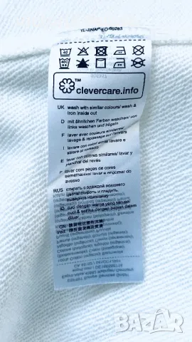 Бял кежуал суитчър органик памук ESPRIT, снимка 9 - Блузи с дълъг ръкав и пуловери - 48366114