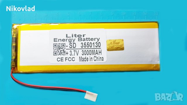 Батерия за таблет 3.7V 3000mAh/ 3550130/ Li-polymer, снимка 3 - Друга електроника - 40186657