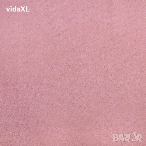 vidaXL Диван с възглавници, 3-местен, розов, кадифе, снимка 8 - Дивани и мека мебел - 56147370