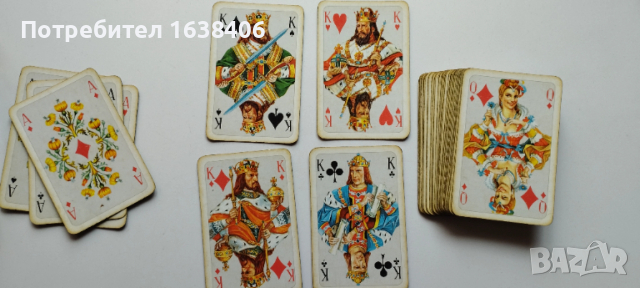 Стари карти за игра., снимка 2 - Колекции - 52802514