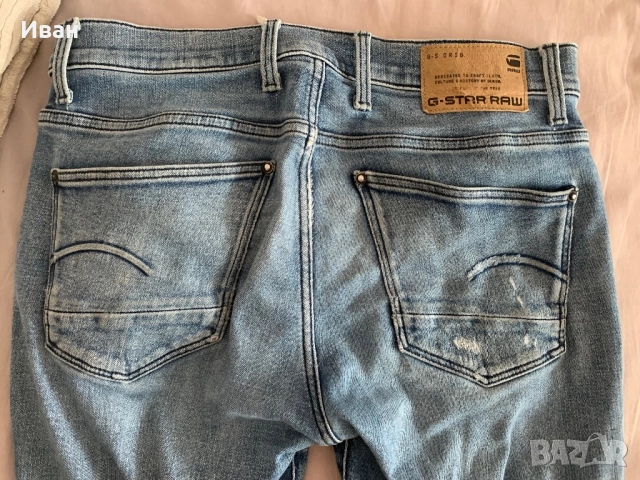 Оригинални мъжки дънки G Star, снимка 4 - Дънки - 51701135