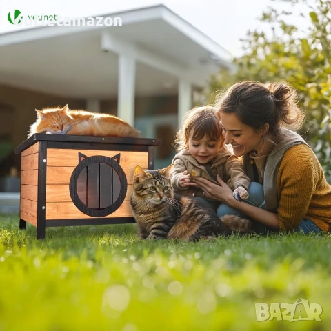 Къщичка за котки VOUNOT®, снимка 7 - За котки - 53827704