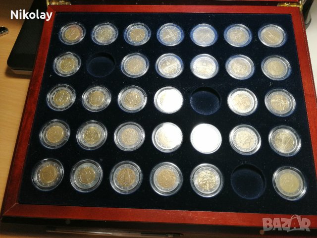 КОЛЕКЦИОНЕРСКИ 2 ЕВРОВИ МОНЕТИ 12 БР., НУМИЗМАТИЧЕН БОКС, снимка 10 - Нумизматика и бонистика - 27673774
