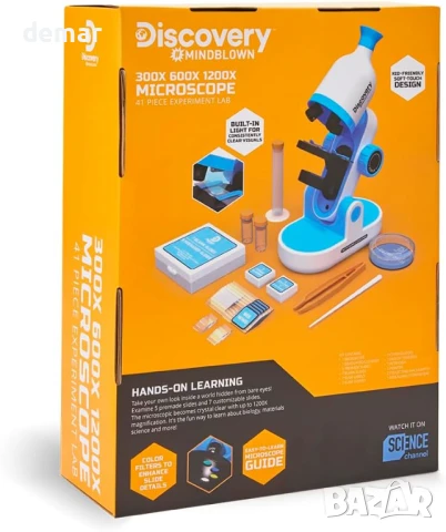 DISCOVERY #MINDBLOWN - Комплект детски микроскоп, научен комплект, снимка 8 - Образователни игри - 51271746