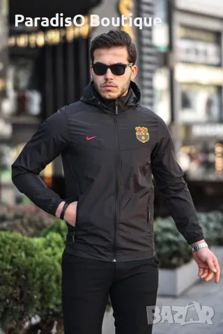 🖤Мъжко яке Nike FC Barselona🖤Размери М Л ХЛ , снимка 1 - Якета - 48738765