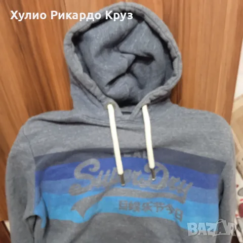 SUPERDRY M КАТО НОВ суичър худи горница топ sweatshirt hoodie, снимка 2 - Суичъри - 48428133