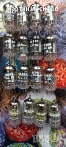 Радиолампи pcc88, снимка 2 - Ресийвъри, усилватели, смесителни пултове - 51402972