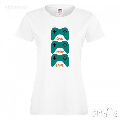 Дамска тениска Own Your Game, снимка 3 - Тениски - 36191642