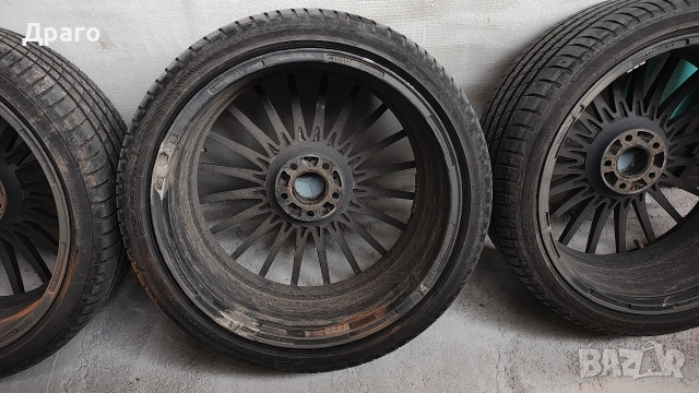 5х112 20" алуминиеви с летни гуми 255/35/20, снимка 4 - Гуми и джанти - 52921555
