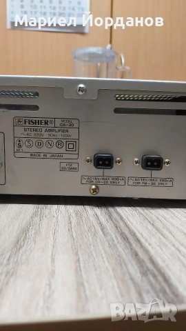 Fisher CA-30, снимка 4 - Ресийвъри, усилватели, смесителни пултове - 53159340