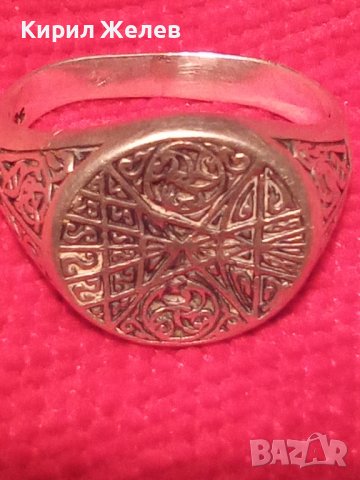 NIKOL@S 925 УНИКАЛЕН АВТОРСКИ МАРКОВ СРЕБЪРЕН МЪЖКИ ПРЪСТЕН СРЕБРО 925 НИКОЛАС NIKOLAS 16743, снимка 6 - Пръстени - 30496704