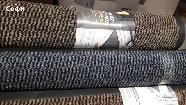 Изтривалка за врата Dekor, 90x150cm, Сив/Черен, снимка 9 - Изтривалки - 52314713