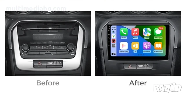 Suzuki Vitara 4 2015 - 2019 Мултимедия Навигация Android, снимка 2 - Аксесоари и консумативи - 51114390