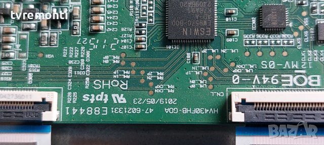 TCON HV430FHB-GOA 47-6021331 HV430FHBF90 for PHILIPS 43PFS6805/12, снимка 2 - Части и Платки - 39808194