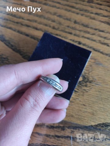 Сребърен пръстен (106), снимка 8 - Пръстени - 39892804