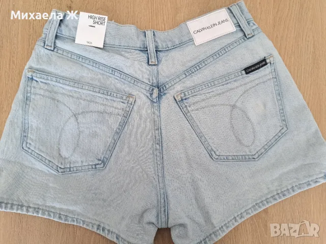 Нови къси дънкови панталони Calvin Klein , снимка 5 - Къси панталони и бермуди - 49389617