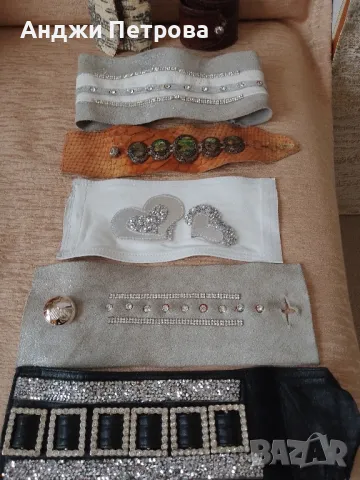 Авторски гривни за китка от естествена кожа, снимка 1