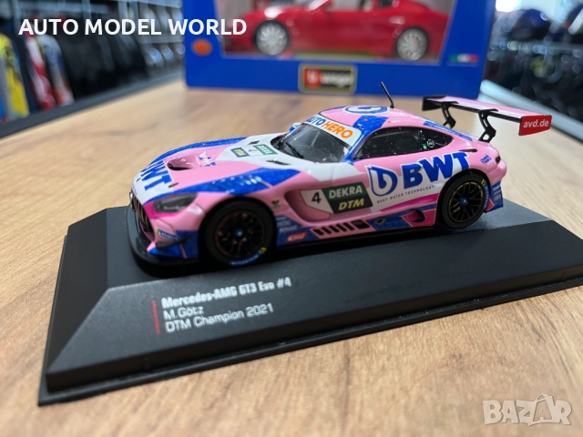 Колекционерски модел количкa MERCEDES AMG GT3 DTM Dealer Edition 1:43, снимка 1