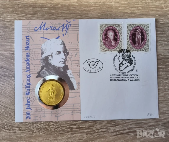 Австрия 25 шилинга 1956  Амадеус Моцарт нумисбриф