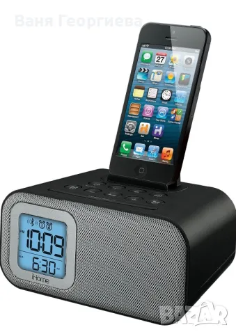 Оригинален Ihome IBT22 Bluetooth Колонка USB Зареждане Двоен Будилник 
