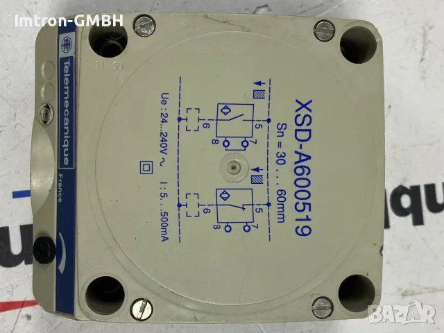 Индуктивни сензори за близост XS XSDA600519  80x80x40, пластмаса, Sn60mm, 24...240 VAC, снимка 2 - Друга електроника - 48586689