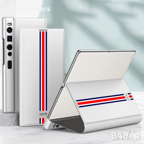 Huawei Mate Xs 2 Кожен Калъф и Протектор, снимка 6 - Калъфи, кейсове - 52848453