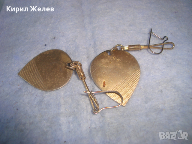ПОЗЛАТЕНИ ВИНТИДЖ РЕТРО АРТ СТИЛ ОБЕЦИ 26181, снимка 5 - Обеци - 36353654