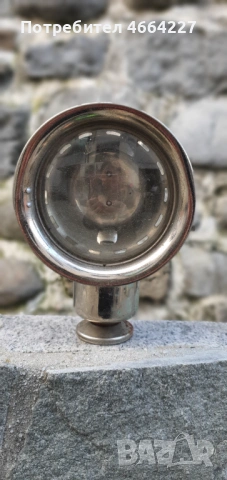 Антична карбидна лампа Scharlach за велосипед 