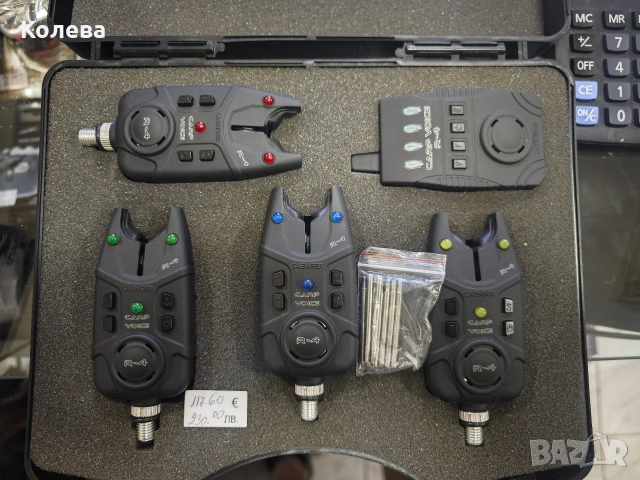 Сигнализатори Carp Voice R-4 Saenger 4+1, снимка 2 - Такъми - 53648326