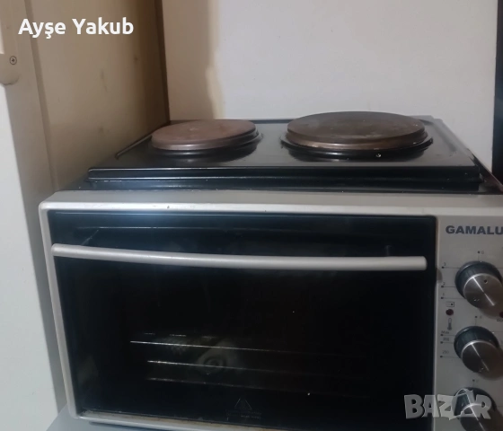 Продавам електрическа фурна с котлони марка gamalux използвана работи перфектно няма забележки 