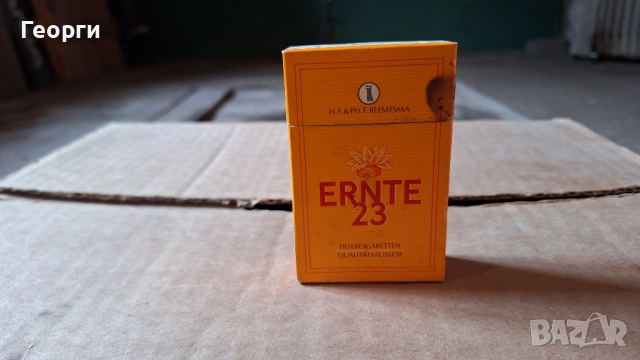 Празна цигарена кутия ERNTE 23, снимка 5 - Колекции - 52384148