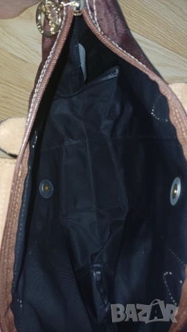 Longchamp кафява чанта , снимка 3 - Чанти - 51514038