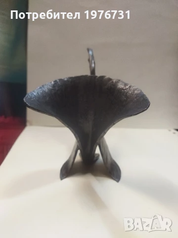 Метална скулптура на Птица ръчна изработка от ковано желязо , снимка 4 - Статуетки - 51110473