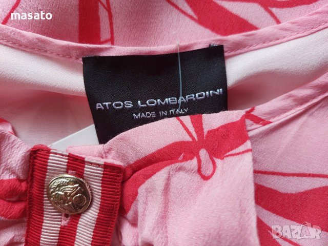 atos lombardini - розова рокля, снимка 4 - Рокли - 41669367