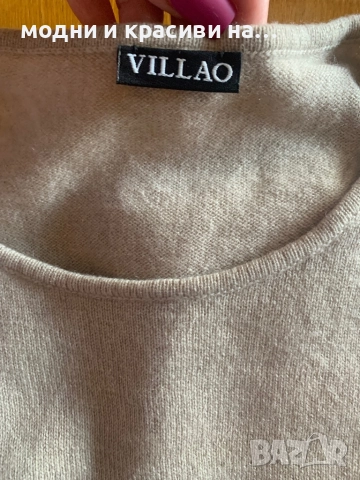 Дамски кашмирен пуловер Villao, размер М/L, снимка 7 - Блузи с дълъг ръкав и пуловери - 52677815