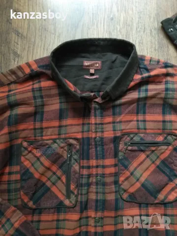 Härkila Chemise Pajala - връхна ловна риза 5ХЛ, снимка 4 - Ризи - 48445876