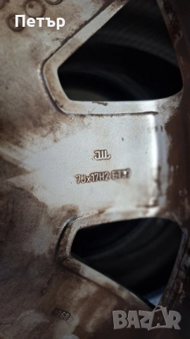 ОРИГИНАЛНИ АЛУМИНИЕВИ ДЖАНТИ ШКОДА  -5x112x57-17цола, снимка 7 - Гуми и джанти - 53336286