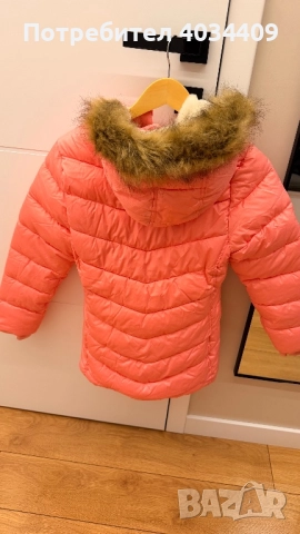 Детско зимно яке Lands’ End – ново с етикети (M 10/12), снимка 3 - Детски якета и елеци - 52658967