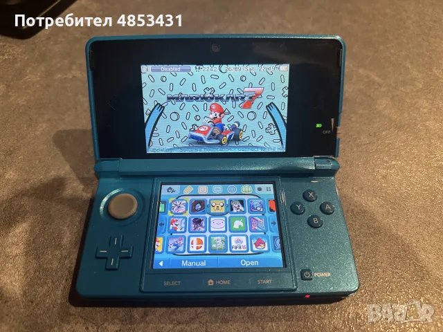 Nintendo 3DS хакнато 128gb