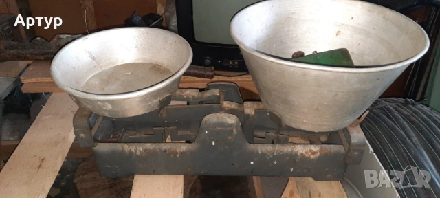 Кантар старинен тип везна, снимка 2 - Други ценни предмети - 53344063