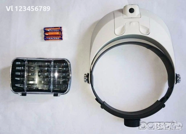 Работна лупа за глава 6 модела (електроника,  ноктопластика, тату и т.н.), снимка 3 - Други инструменти - 53843860