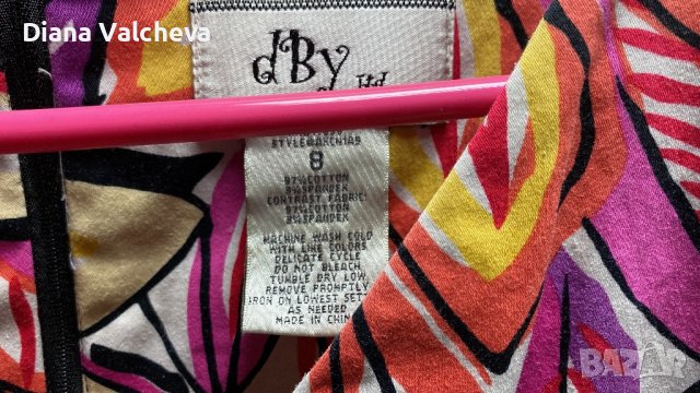 Цветна рокля, снимка 2 - Рокли - 38784373