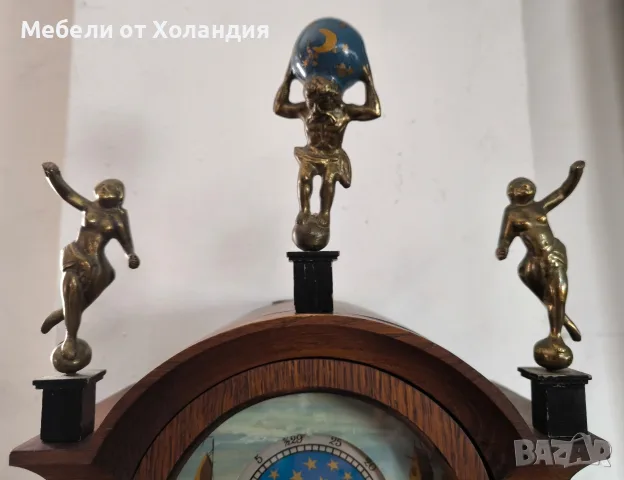 Голям стенен нидерландски часовник, снимка 11 - Стенни часовници - 55842891