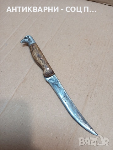 Стар Ръчно Кован Нож. НОМЕР 1660., снимка 2 - Антикварни и старинни предмети - 53759769