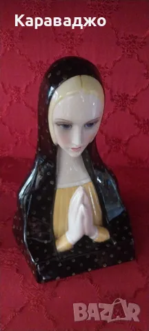 Порцеланова Мадона, снимка 3 - Статуетки - 49617975